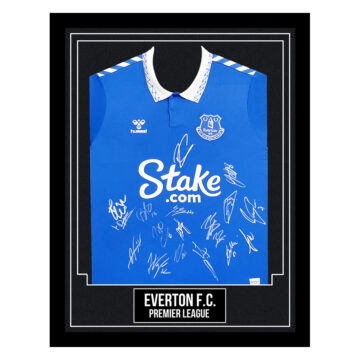 Everton F.C. Signed Framed Shirt - Premier League