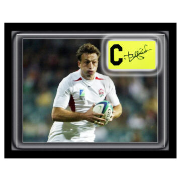 Signed Dan Luger Armband Framed Dome - RWC Winner 2003