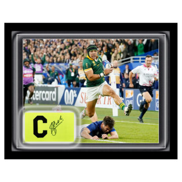 Signed Cheslin Kolbe Armband Framed Dome - RWC Winner 2023