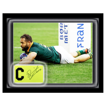 Signed Cobus Reinach Armband Framed Dome - RWC Winner 2023