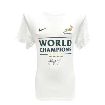 Signed John Smit Shirt - Rugby World Cup Champion 2007