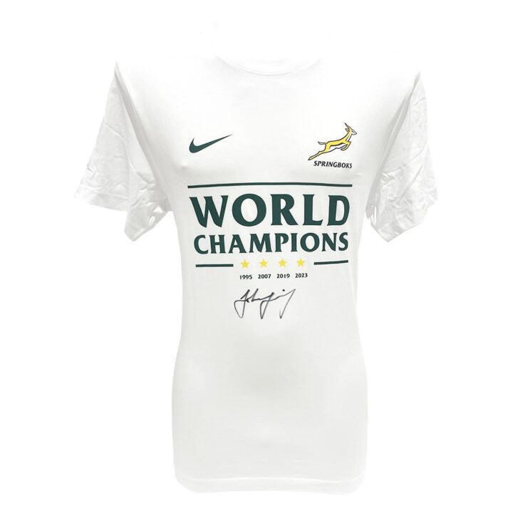 Signed John Smit Shirt - Rugby World Cup Champion 2007