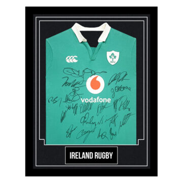 Ireland Rugby Signed Framed Shirt - Six Nations Winners 2024