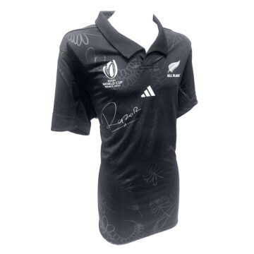 Signed Scott Robertson Shirt - All Blacks Head Coach