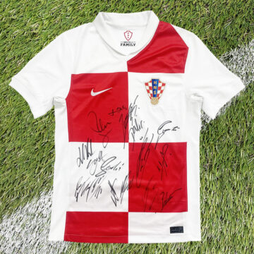 Croatia Signed Home Shirt - Euro 2024 Squad Autograph