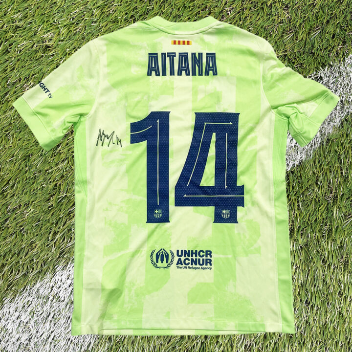 Signed Aitana Bonmati Away Shirt - Ballon d'Or Feminin 2024