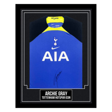 Archie Gray Signed Framed Shirt - Tottenham Hotspur Icon