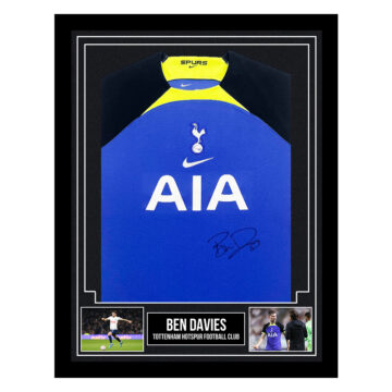 Signed Ben Davies Framed Shirt - Tottenham Hotspur Football Club