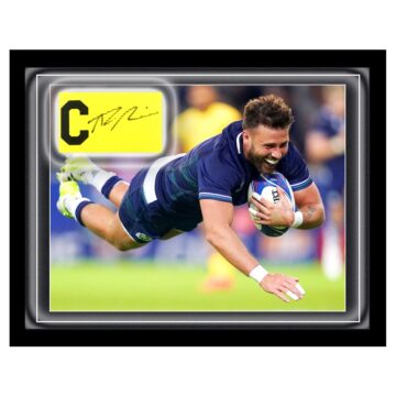 Signed Ali Price Armband Framed Dome - Scotland Rugby Icon