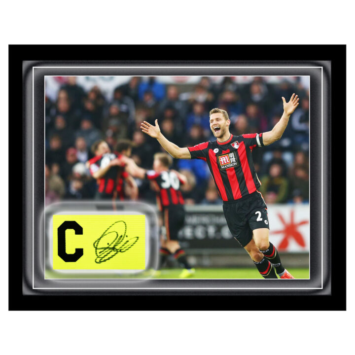 Signed Simon Francis Armband Framed Dome - AFC Bournemouth Icon
