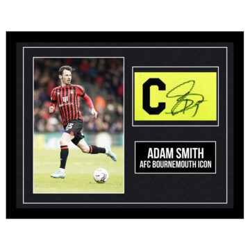 Signed Adam Smith Framed Armband - AFC Bournemouth Icon