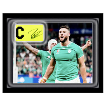 Signed Robbie Henshaw Armband Framed Dome - Ireland Grand Slam 2023