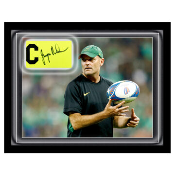 Signed Jacques Nienaber Armband Framed Dome - RWC Winner 2023
