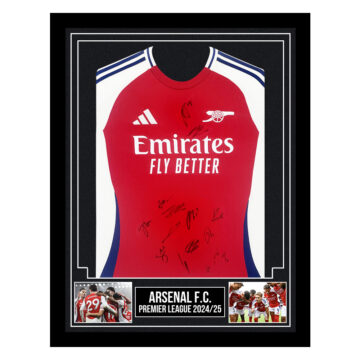 Signed Arsenal F.C. Framed Shirt - Premier League 2024/25