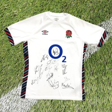Signed England Rugby Shirt – Six Nations 2025