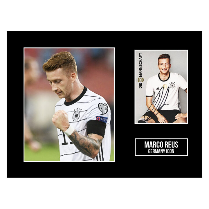 Signed Marco Reus Photo Display 16x12 - Germany Icon