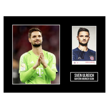 Signed Sven Ulreich Photo Display 16x12 - Bayern Munich Icon
