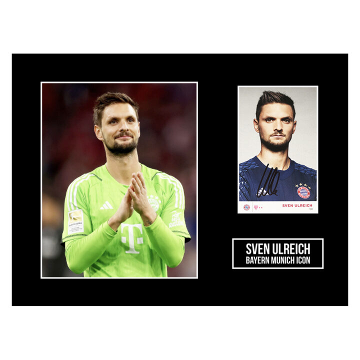 Signed Sven Ulreich Photo Display 16x12 - Bayern Munich Icon