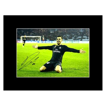 Dani Ceballos Signed Photo Display 16x12 - Real Madrid Icon