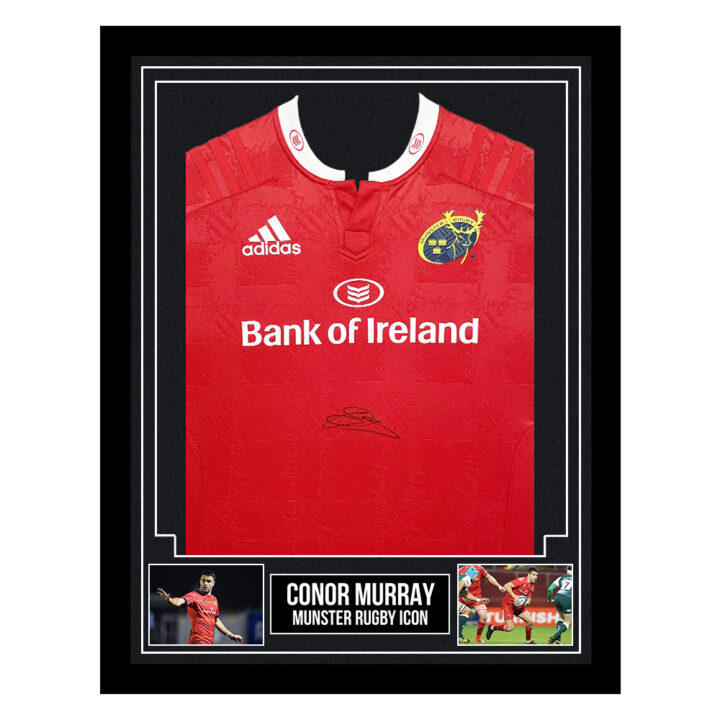 Signed Conor Murray Framed Shirt - Munster Rugby Icon