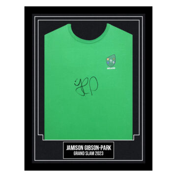 Jamison Gibson-Park Signed Framed Shirt - Grand Slam 2023