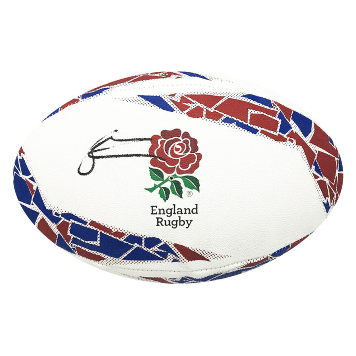 Signed George Martin Rugby Ball - England Icon