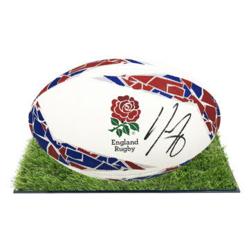 Signed Tom Curry Framed Rugby Ball - Six Nations 2025