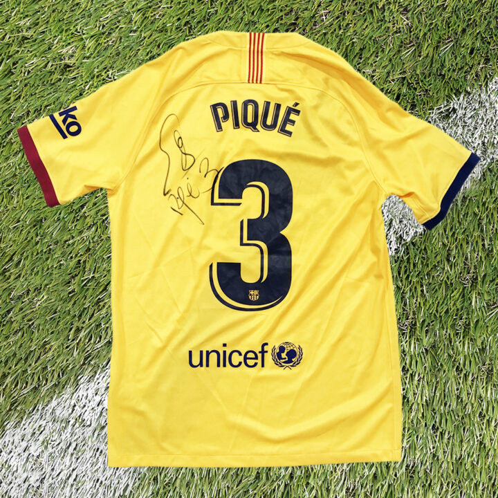 Autographed Gerard Pique Shirt - FC Barcelona Icon