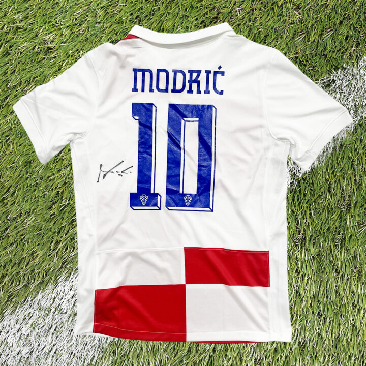 Signed Luka Modric Shirt - Croatia Euro 2024