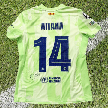 Signed Aitana Bonmati Shirt - Liga F 2025
