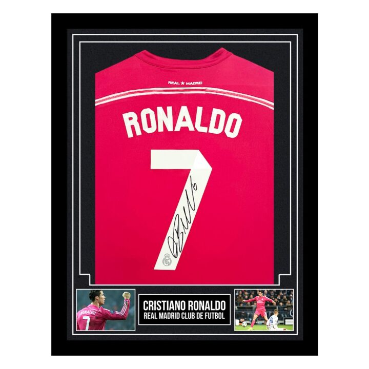 Signed Cristiano Ronaldo Framed Shirt - Real Madrid Club de Futbol