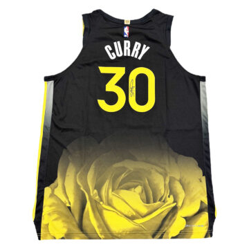 Signed Stephen Curry Jersey - Golden State Warriors Icon