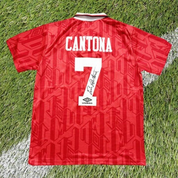 Signed Eric Cantona Shirt - Premier League Winner 1993