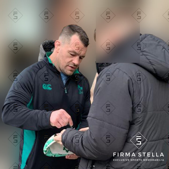 Signed Cian Healy Framed Ball - Six Nations 2025