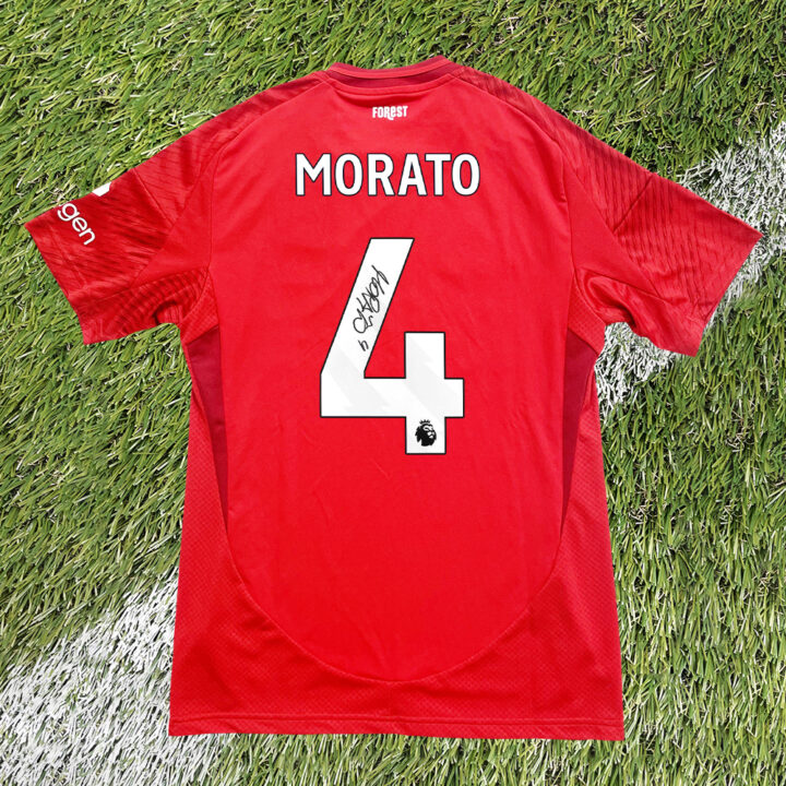 Signed Morato Home Shirt - Nottingham Forest 2025