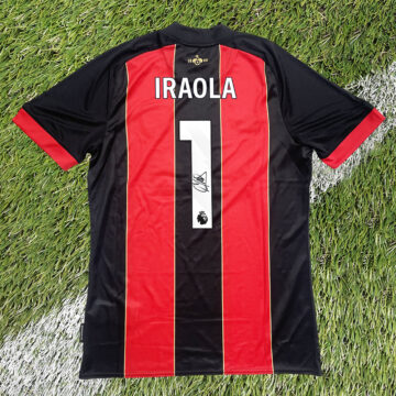 Signed Andoni Iraola Shirt - AFC Bournemouth 2025