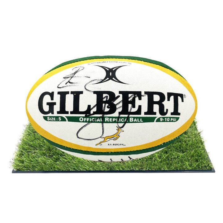 Signed Springboks Framed Rugby Ball - Rugby Championship Winners 2024