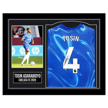 Framed Renato Veiga Signed Shirt - Premier League 2024/25