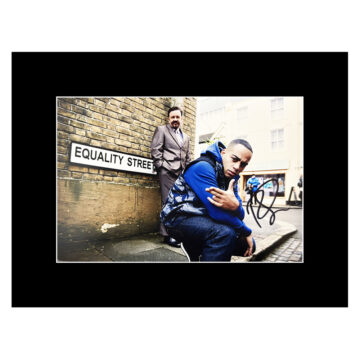 Signed Ricky Gervais Photo Display 8x6 - David Brent Icon