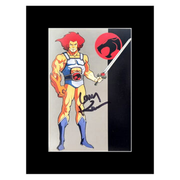 Autographed Larry Kenney Photo Display 8x6 - Thundercats Icon