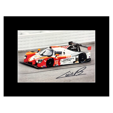 Colin Braun Signed Photo Display 8x6 - Endurance Racing Icon