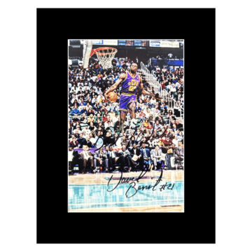 Signed David Benoit Photo Display 8x6 - Utah Jazz Icon