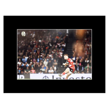 Signed Caolan Englefield Photo Display 16x12 - Gloucester Rugby Icon