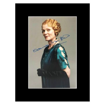 Signed Samantha Bond Photo Display 8x6 - Downton Abbey Icon