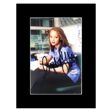 Signed Angela Griffin Photo Display 8x6 - Holby City Icon