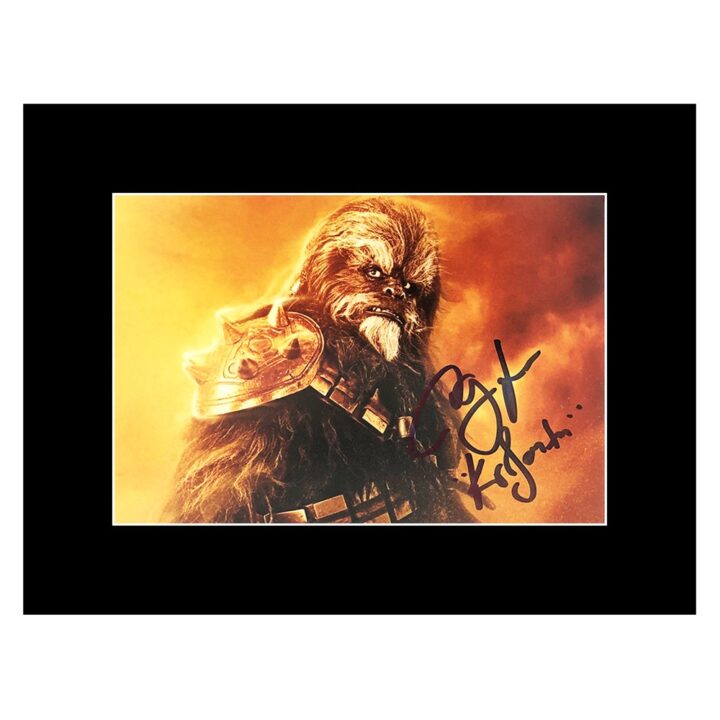 Carey Jones Signed Photo Display 8x6 - Book of Boba Fett Icon