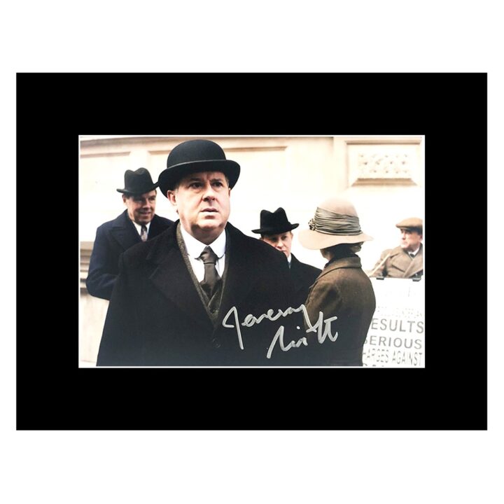Signed Jeremy Swift Photo Display 8x6 - Downton Abbey Icon