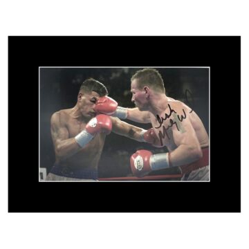 Micky Ward Signed Photo Display 8x6 - Boxing Icon