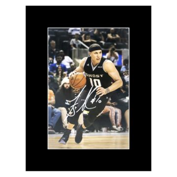 Signed Mike Bibby Photo Display 8x6 - Ghost Ballers Icon