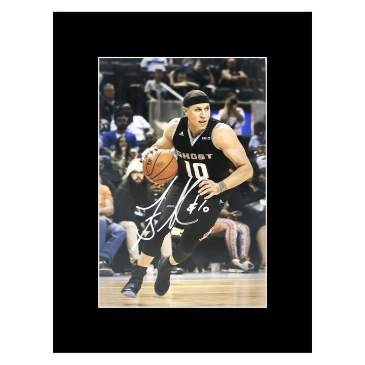 Signed Mike Bibby Photo Display 8x6 - Ghost Ballers Icon